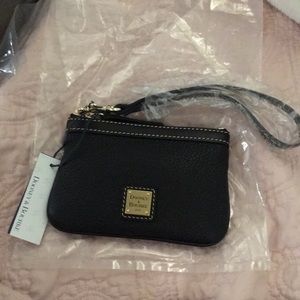 Dooney & Bourke Pebble leather Medium Wristlet